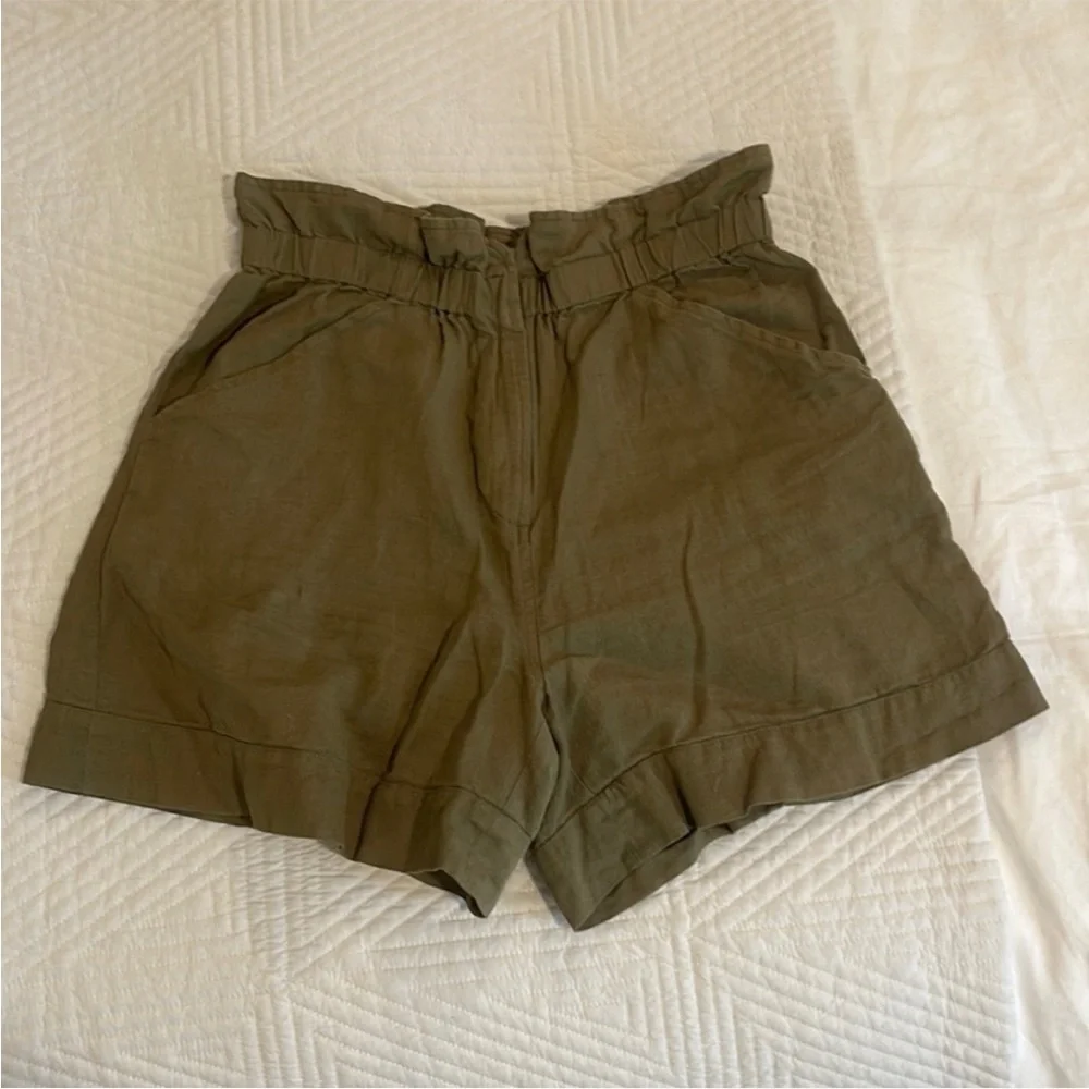 ABLE Janis paperbag waist shorts - Picture 2 of 2